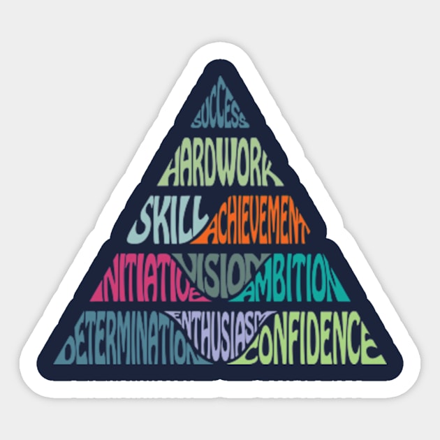 Pyramid Sticker by My Artsam